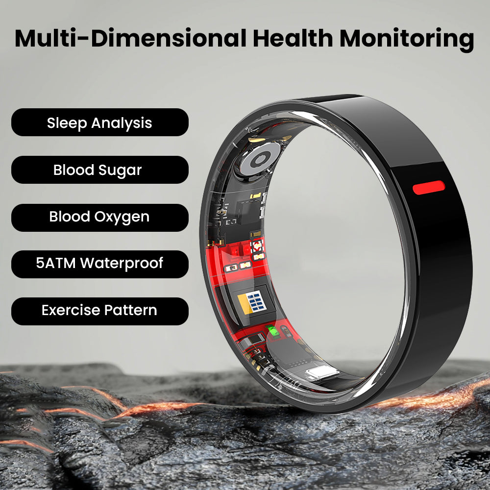 Vigorwrist R03 Blood Sugar Blood Pressure Blood oxygen HRV Sleep Monitoring Waterproof Smart Ring