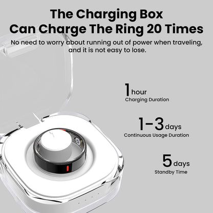 Vigorwrist R03 Blood Sugar Blood Pressure Blood oxygen HRV Sleep Monitoring Waterproof Smart Ring