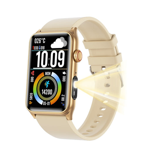 Vigorwrist Flashlight Blood Sugar Blood Pressure Blood oxygen Sleep Monitoring Waterproof Smartwatch