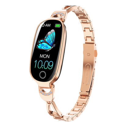 Vigorwrist Blood Sugar Blood Pressure monitoring Luxury Diamond Design Fashion Smartwatch