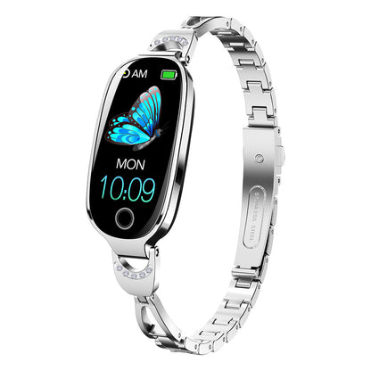 Vigorwrist Blood Sugar Blood Pressure monitoring Luxury Diamond Design Fashion Smartwatch
