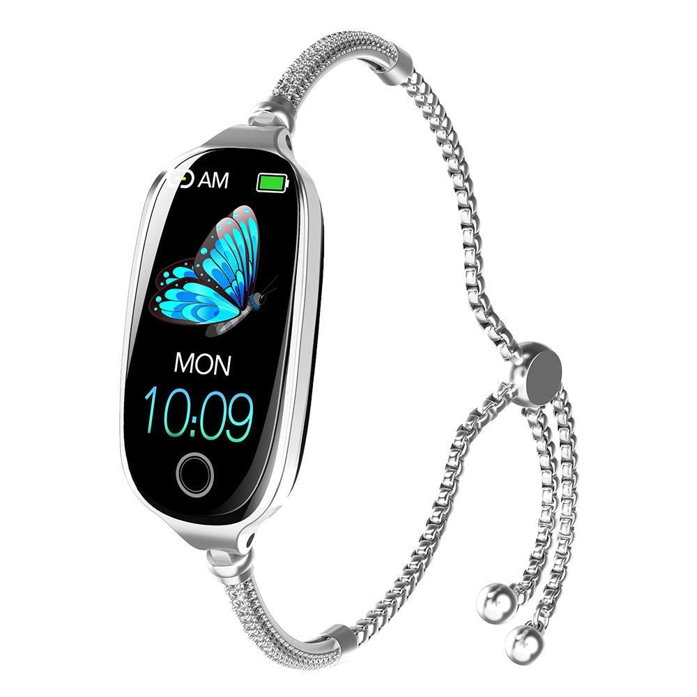 Vigorwrist Blood Sugar Blood Pressure monitoring Luxury Diamond Design Fashion Smartwatch