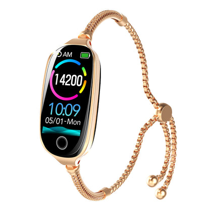 Vigorwrist Blood Sugar Blood Pressure monitoring Luxury Diamond Design Fashion Smartwatch