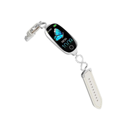 Vigorwrist Blood Sugar Blood Pressure monitoring Luxury Diamond Design Fashion Smartwatch